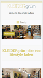Mobile Screenshot of kleidergruen.at